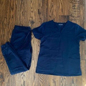 Mandala Navy blue scrubs